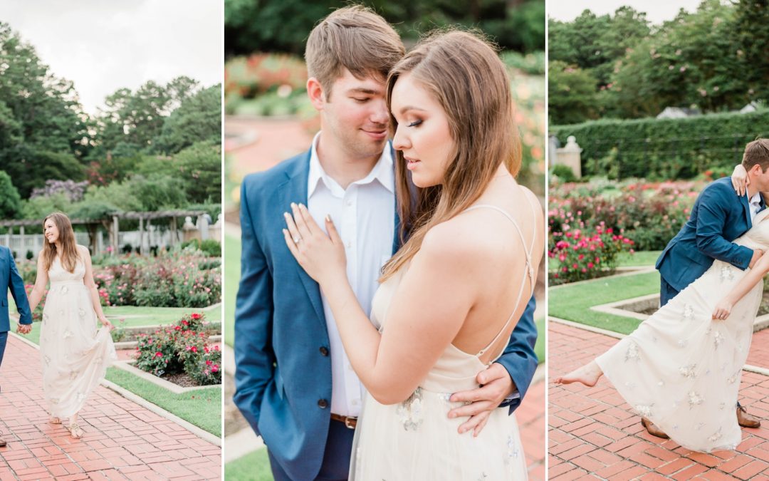 A Birmingham Botanical Gardens Engagement Session